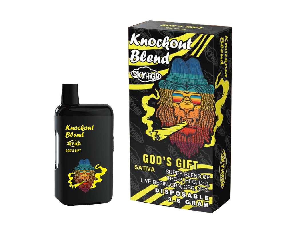 Knock Out Blend Disposable Vape - GOD'S GIFT